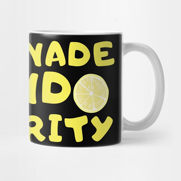 LEMONADE STAND SECURITY - FUNNY BUSINESS LEMONADE OWNER by Grun illustration 